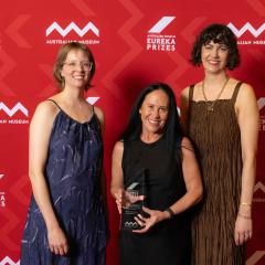 Women’s Microbiome Innovation Group receiving the 2026 EUREKA Prize for Infectious Diseases Research